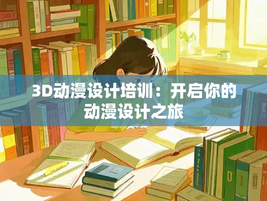 3D动漫设计培训：开启你的动漫设计之旅