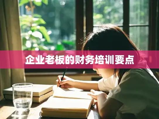 企业老板的财务培训要点