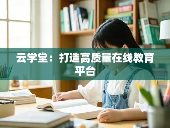 云学堂：打造高质量在线教育平台