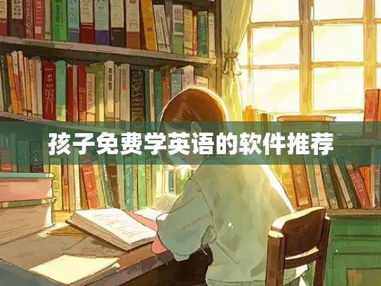 孩子免费学英语的软件推荐
