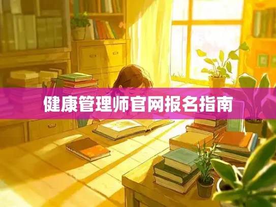 健康管理师官网报名指南