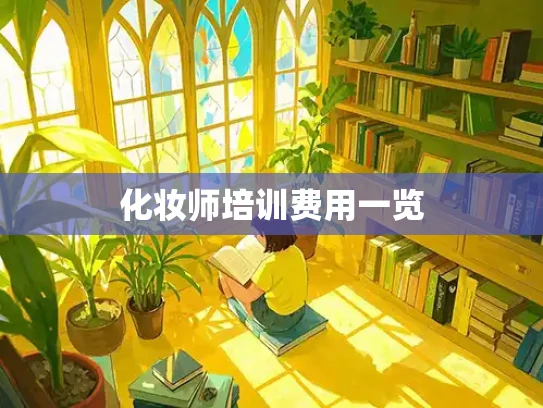化妆师培训费用一览
