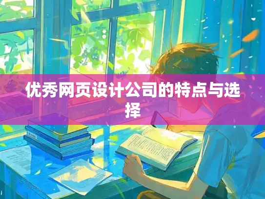 优秀网页设计公司的特点与选择