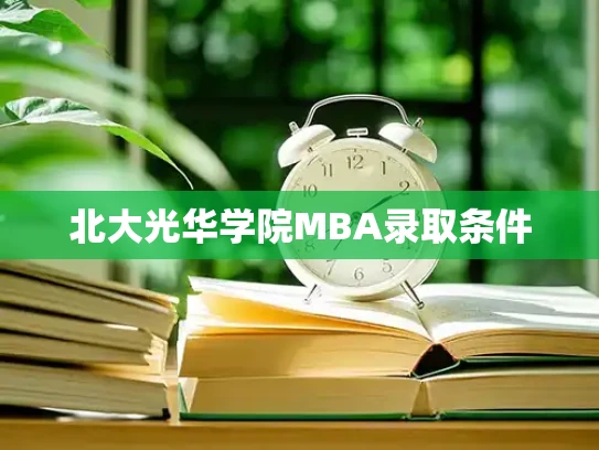 北大光华学院MBA录取条件
