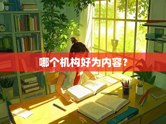 哪个机构好为内容？
