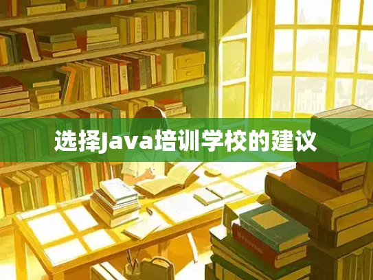 选择Java培训学校的建议