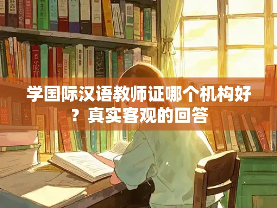 学国际汉语教师证哪个机构好？真实客观的回答