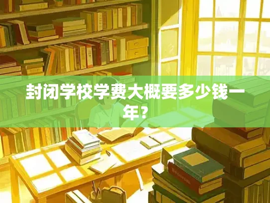 封闭学校学费大概要多少钱一年？