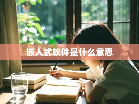 嵌入式软件是什么意思