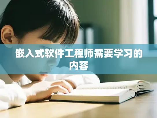 嵌入式软件工程师需要学习的内容