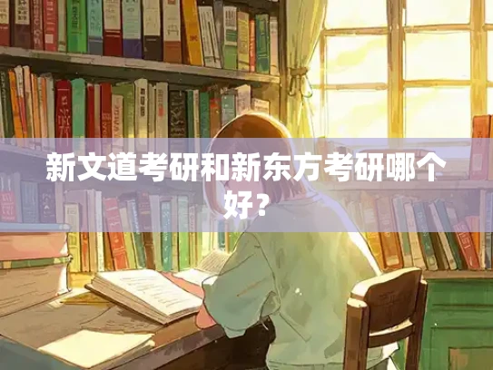 新文道考研和新东方考研哪个好？