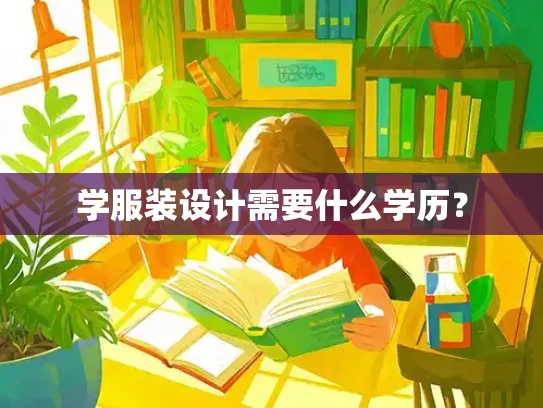 学服装设计需要什么学历？