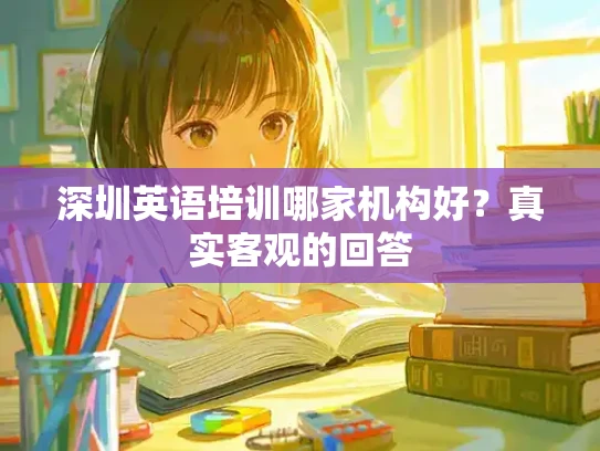深圳英语培训哪家机构好？真实客观的回答