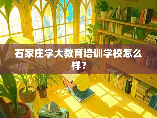 石家庄学大教育培训学校怎么样？