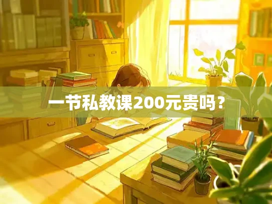 一节私教课200元贵吗？