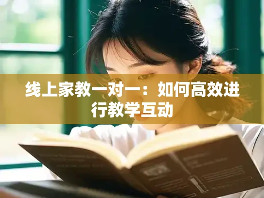 线上家教一对一：如何高效进行教学互动