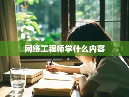 网络工程师学什么内容