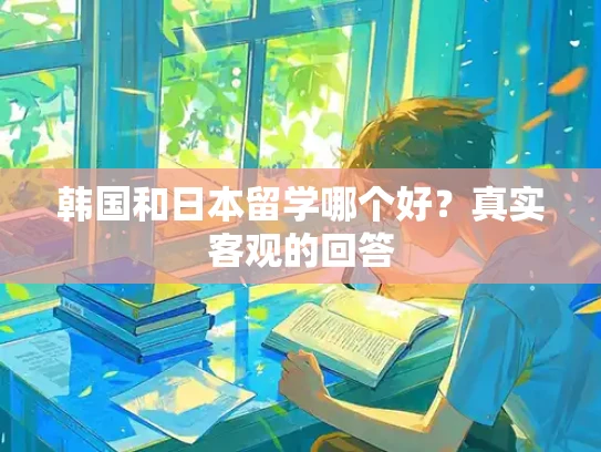 韩国和日本留学哪个好？真实客观的回答
