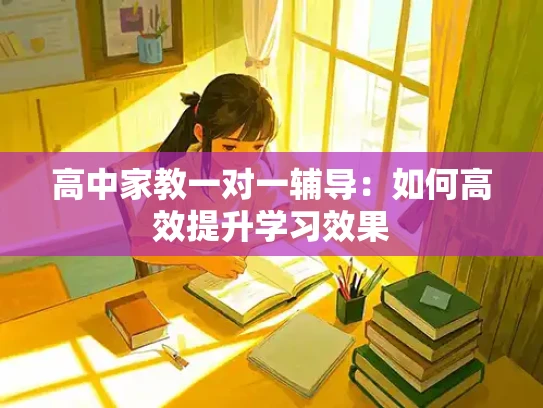 高中家教一对一辅导：如何高效提升学习效果