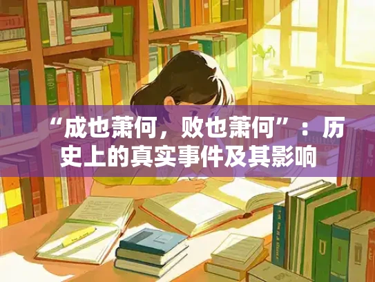 “成也萧何，败也萧何”：历史上的真实事件及其影响