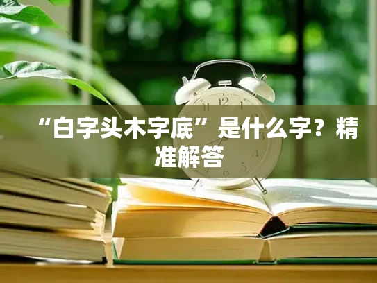 “白字头木字底”是什么字？精准解答