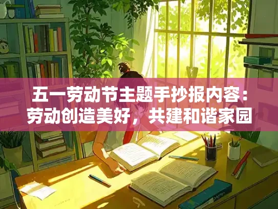 五一劳动节主题手抄报内容：劳动创造美好，共建和谐家园