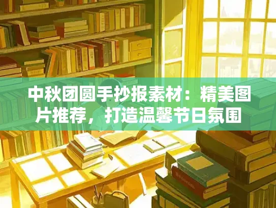 中秋团圆手抄报素材：精美图片推荐，打造温馨节日氛围