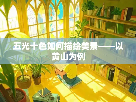 五光十色如何描绘美景——以黄山为例