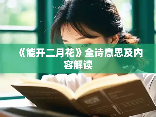 《能开二月花》全诗意思及内容解读