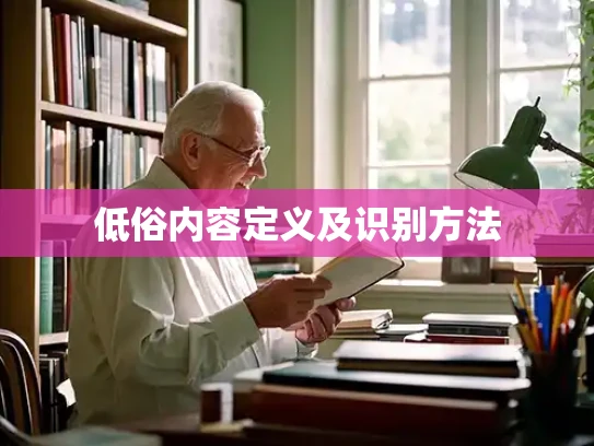 低俗内容定义及识别方法