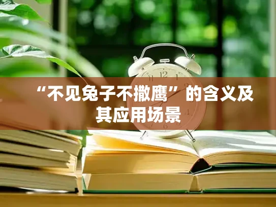 “不见兔子不撒鹰”的含义及其应用场景