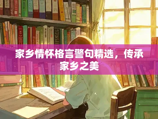 家乡情怀格言警句精选，传承家乡之美