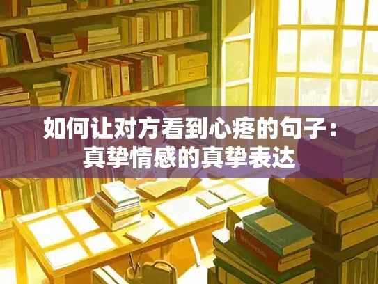 如何让对方看到心疼的句子：真挚情感的真挚表达