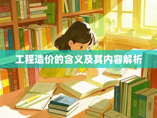工程造价的含义及其内容解析