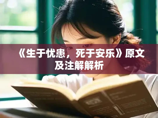 《生于忧患，死于安乐》原文及注解解析