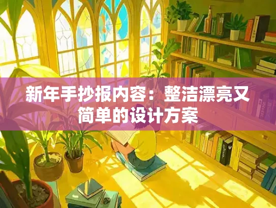 新年手抄报内容：整洁漂亮又简单的设计方案
