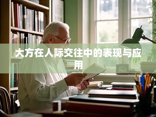 大方在人际交往中的表现与应用