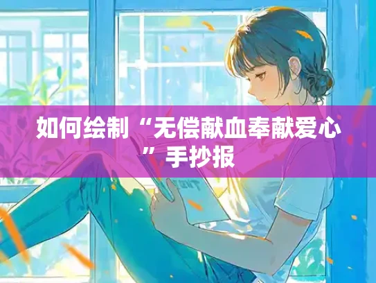 如何绘制“无偿献血奉献爱心”手抄报