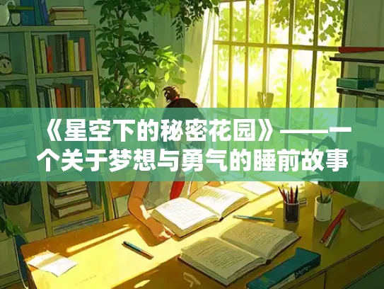 《星空下的秘密花园》——一个关于梦想与勇气的睡前故事
