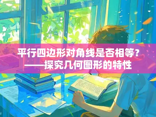 平行四边形对角线是否相等？——探究几何图形的特性