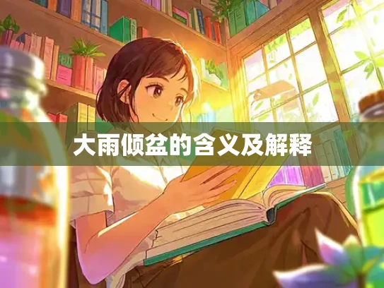 大雨倾盆的含义及解释