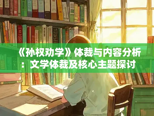 《孙权劝学》体裁与内容分析：文学体裁及核心主题探讨