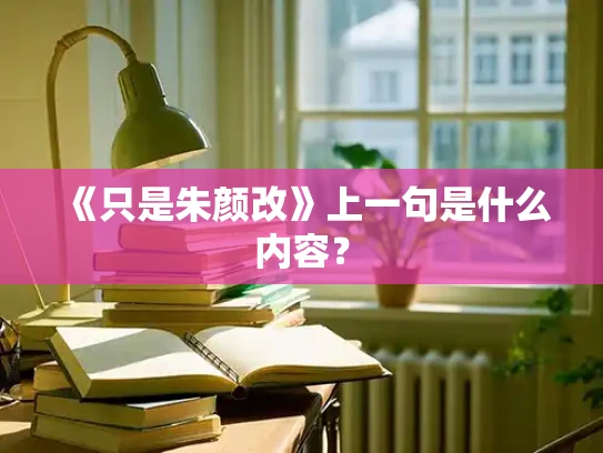 《只是朱颜改》上一句是什么内容？