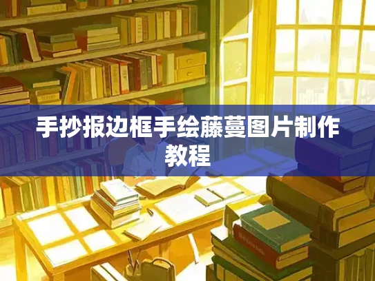 手抄报边框手绘藤蔓图片制作教程