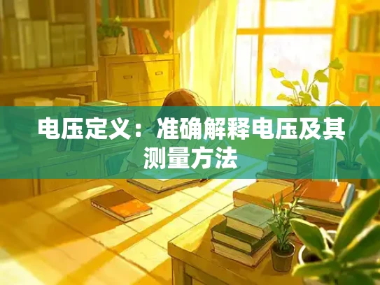 电压定义：准确解释电压及其测量方法