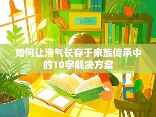 如何让浩气长存于家族传承中的10字解决方案 如何让浩气长存于家族传承中的10字解决方案