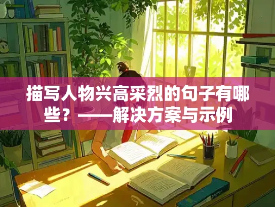 描写人物兴高采烈的句子有哪些？——解决方案与示例