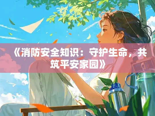 《消防安全知识：守护生命，共筑平安家园》