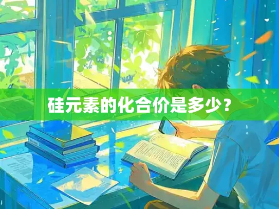 硅元素的化合价是多少？