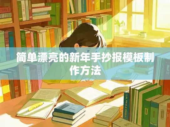 简单漂亮的新年手抄报模板制作方法